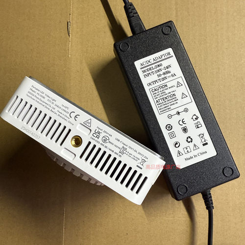 适用神牛ML100Bi60BI 60W100W120W补光灯20V6A5A3A3.5A电源适配器