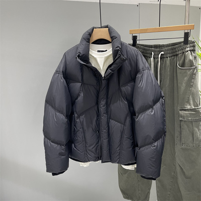 2025冬季新款男士立领泡芙羽绒服