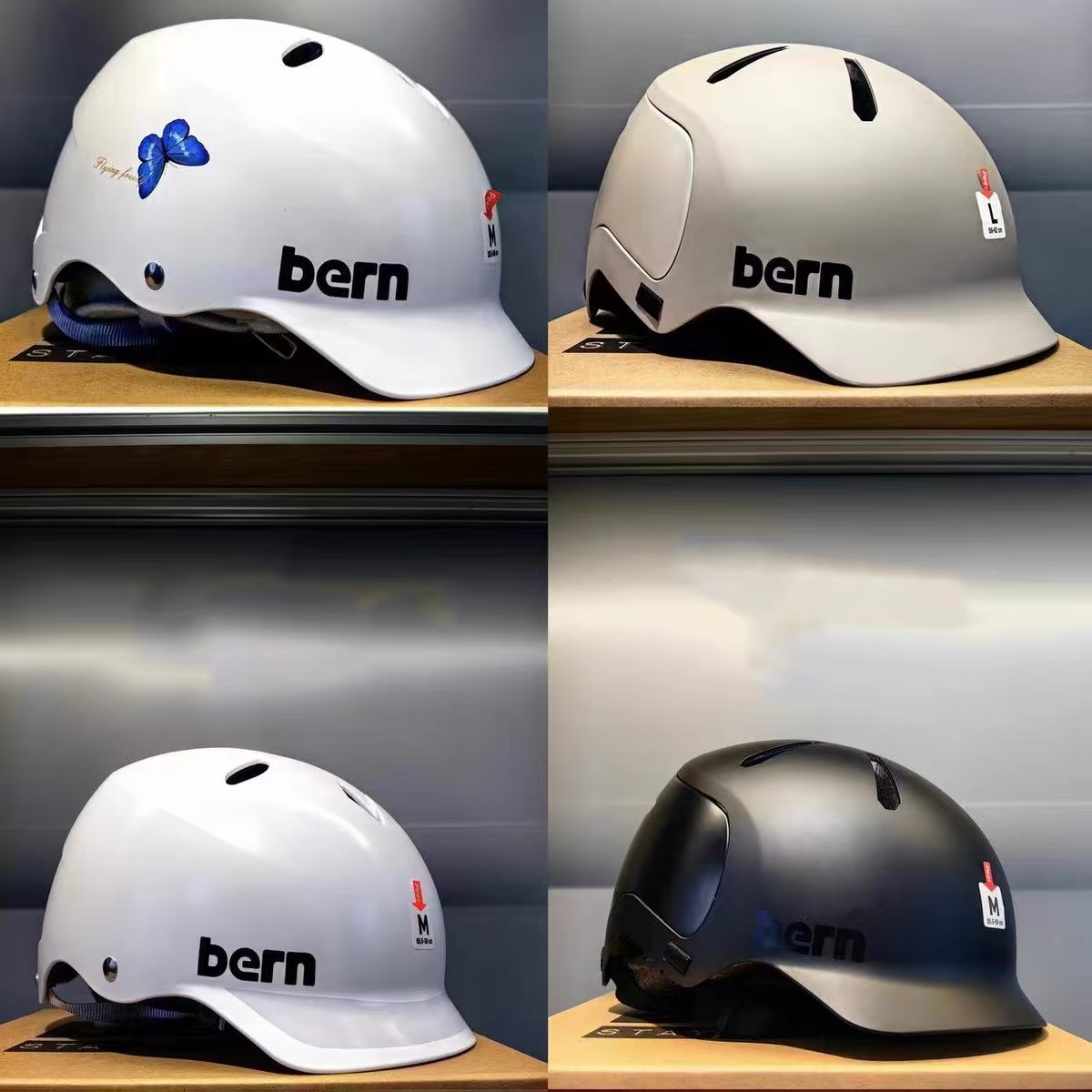 吉林万科松花湖、北大湖滑雪头盔租赁 bern2024新款滑雪头盔