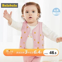 Áo vest bé gái Balabala mùa thu bé gái 2019 mới vest bé trai vai vest nam cotton nước ngoài - Áo ghi lê shop thời trang trẻ em