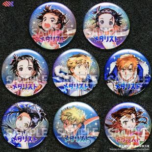 金牌得主 舞冰的祈愿结束祈狼崎光segaa75mm大闪吧唧动漫周边徽章