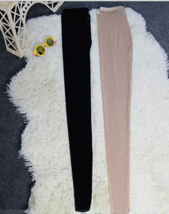 春夏超薄网纱超细透明有缝打底裤袜防勾丝连裤踩脚女网眼锦纶丝袜