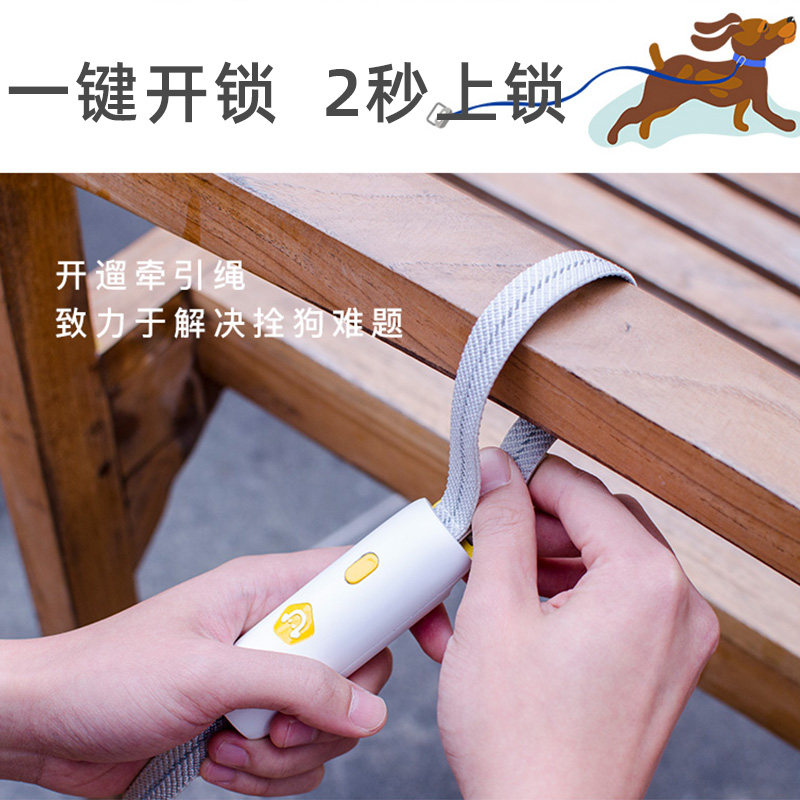 柯基法斗柴犬金毛泰迪小型中小型犬遛狗绳狗链子项圈牵引绳用品