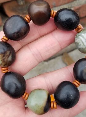 寻顾和田玉男士手链籽料手链手串