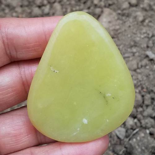 毛料A货岫岩玉原石手把件