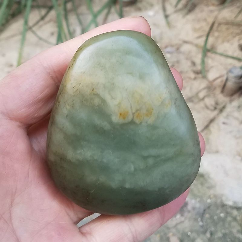和田玉原石籽玉料玉石吊坠手把件