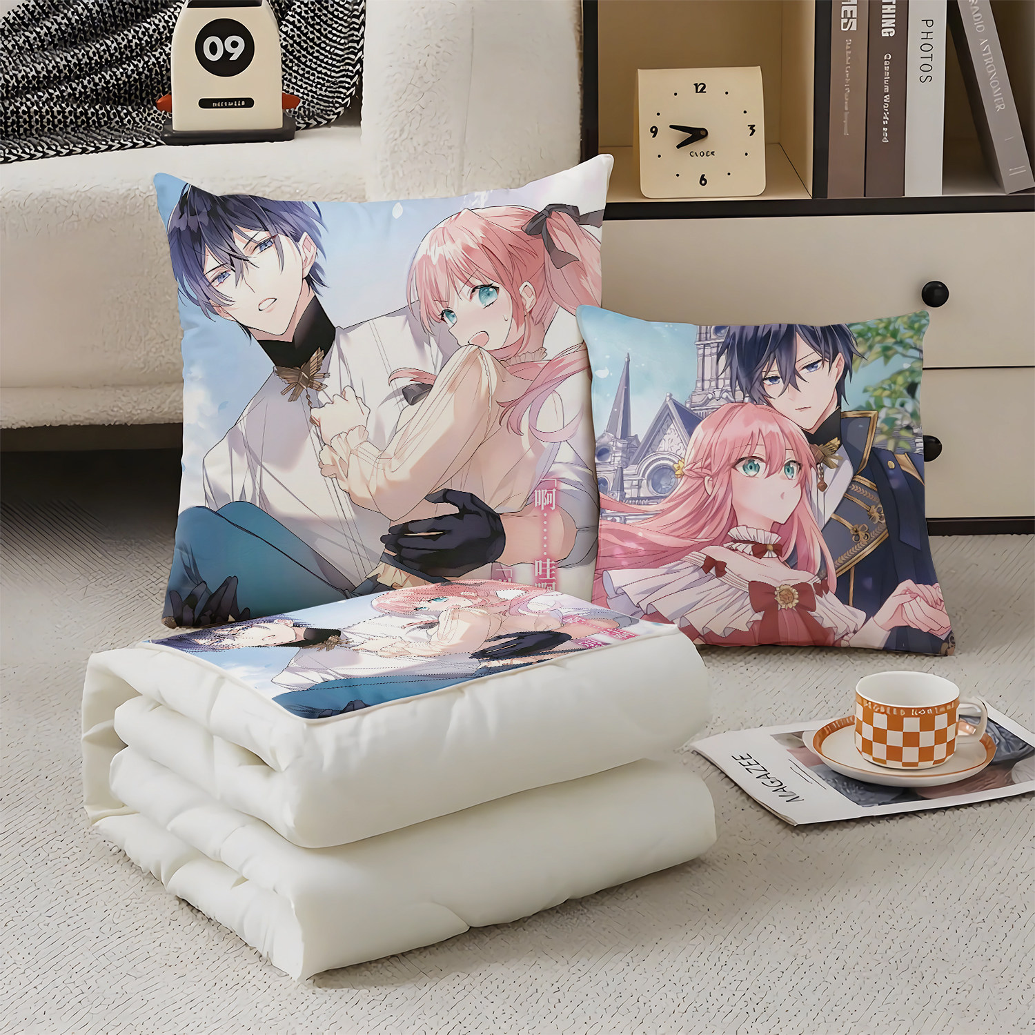 轮回七次的恶役千金抱枕超软两用多功能空调被办公抱枕被动漫,居家布艺,抱枕被,淘宝优惠券,粉丝福利购,淘宝优惠卷