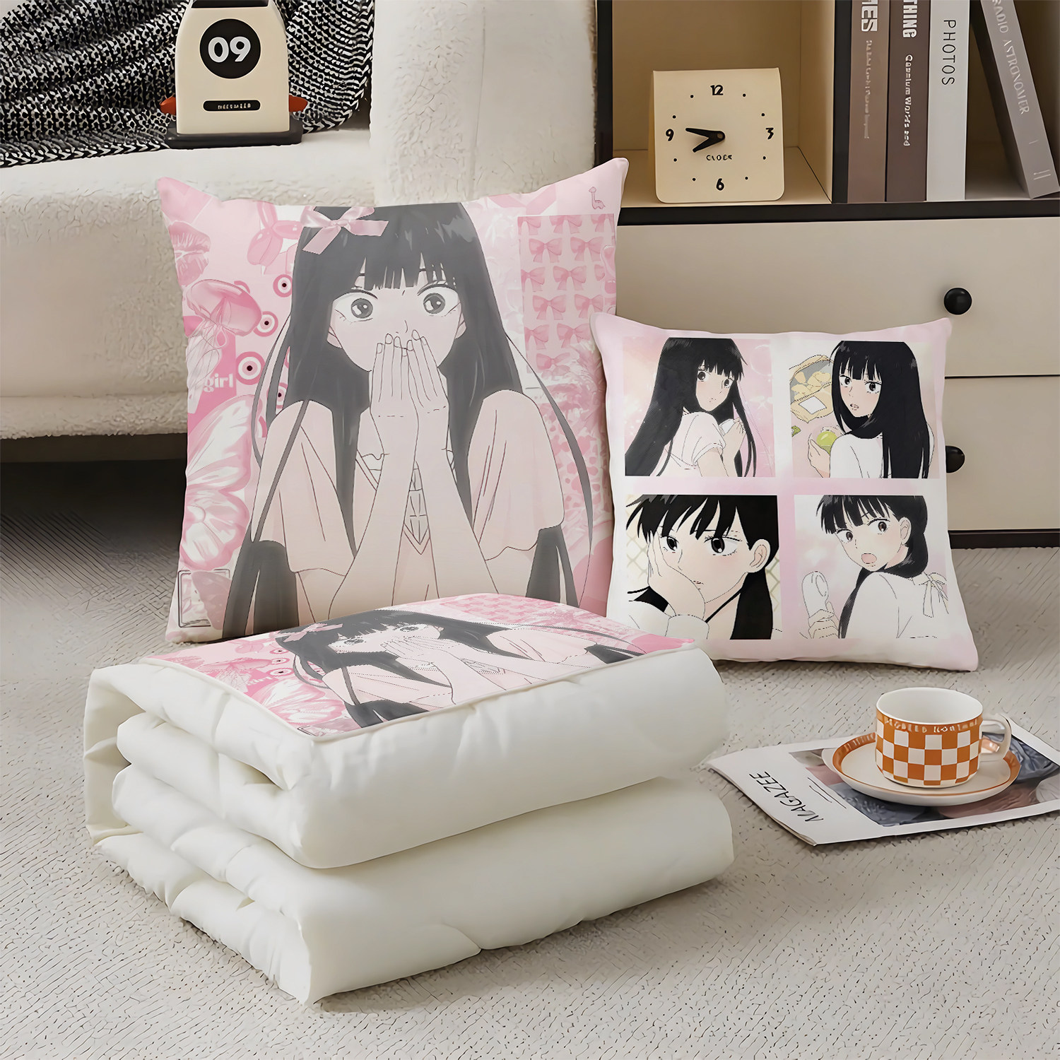 好想告诉你抱枕超软两用多功能空调被办公抱枕被子二合一被子动漫,居家布艺,抱枕被,淘宝优惠券,粉丝福利购,淘宝优惠卷