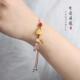原创冰种白玉髓冰清玉洁气质可爱萌宠手镯可自动调节手围大气高级
