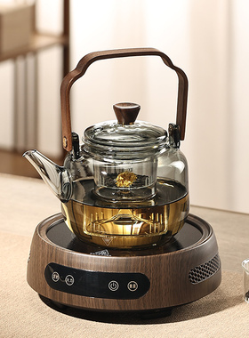 新款电陶炉煮茶器小型家用煮茶炉铁壶静音小电磁炉网红泡茶玻璃壶