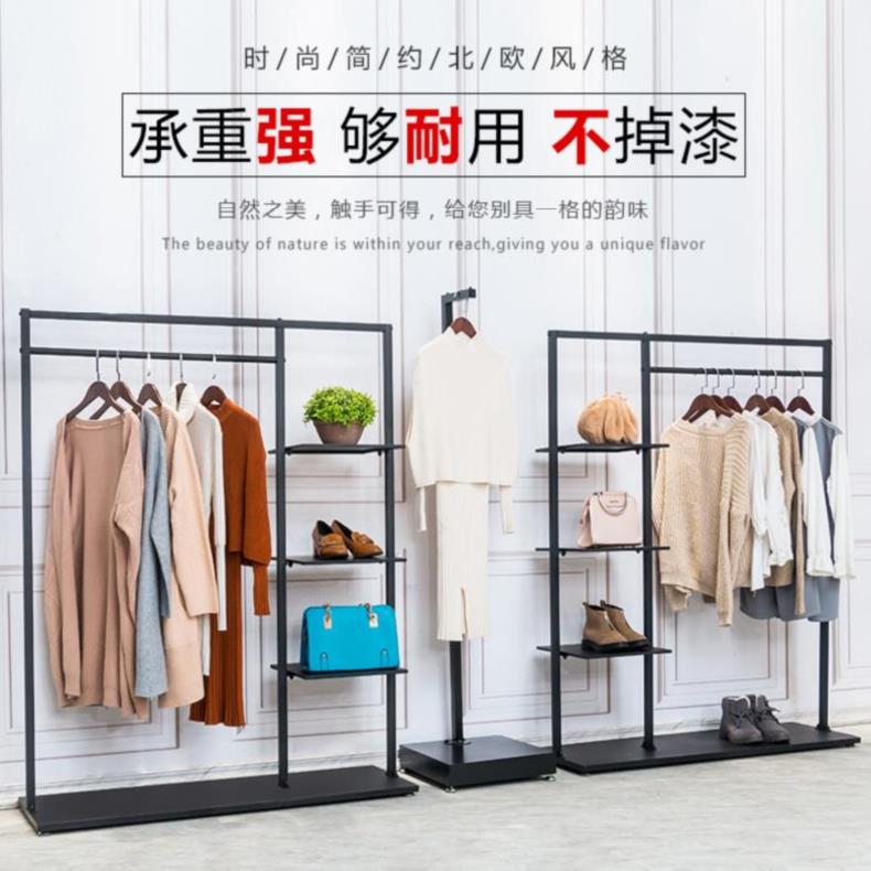 。服装店展示架2019年新款金色商场架陈列包架加厚家用店白色(用1元券)