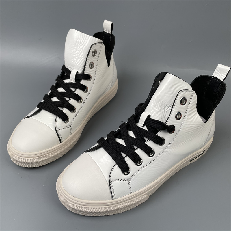 头层真皮羊皮里外全皮高帮女鞋