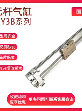 SMC型无杆气缸MY3B25-100/200/300/400/500/600/700/800-L/H/A