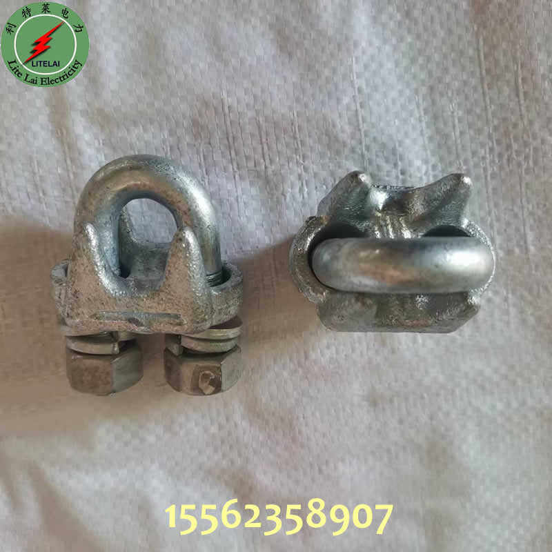 钢线夹子 钢绞线用卡子 jk-1 jk-2 jk-3 50钢绞线用卡子热镀锌