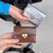 钱包女新款 韩国fennec卡包钱包二合一皮夹真皮学生高颜值ins风包