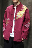 风外套春季夹克刺绣盘扣唐装上衣中式男装A321-1-JK603-P110，男装夹克，电商A321-1（原钱塘6020）
