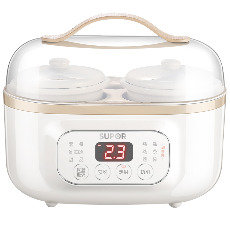 蘇泊爾嬰兒輔食鍋電燉鍋家用雙膽煲粥小電飯煲BB煲煮粥神器小燉盅