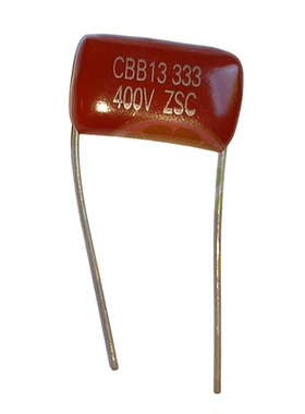 400V333 CBB13电容 脚距17mm ZSC 33nF  棕色