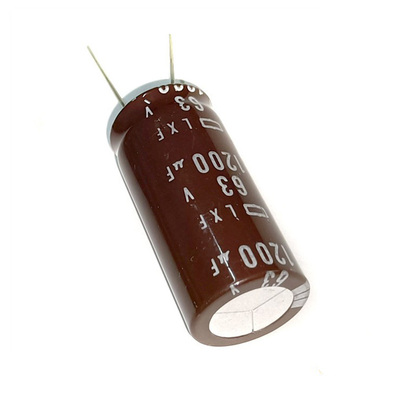 电解电容日本化工63V1200uF棕色