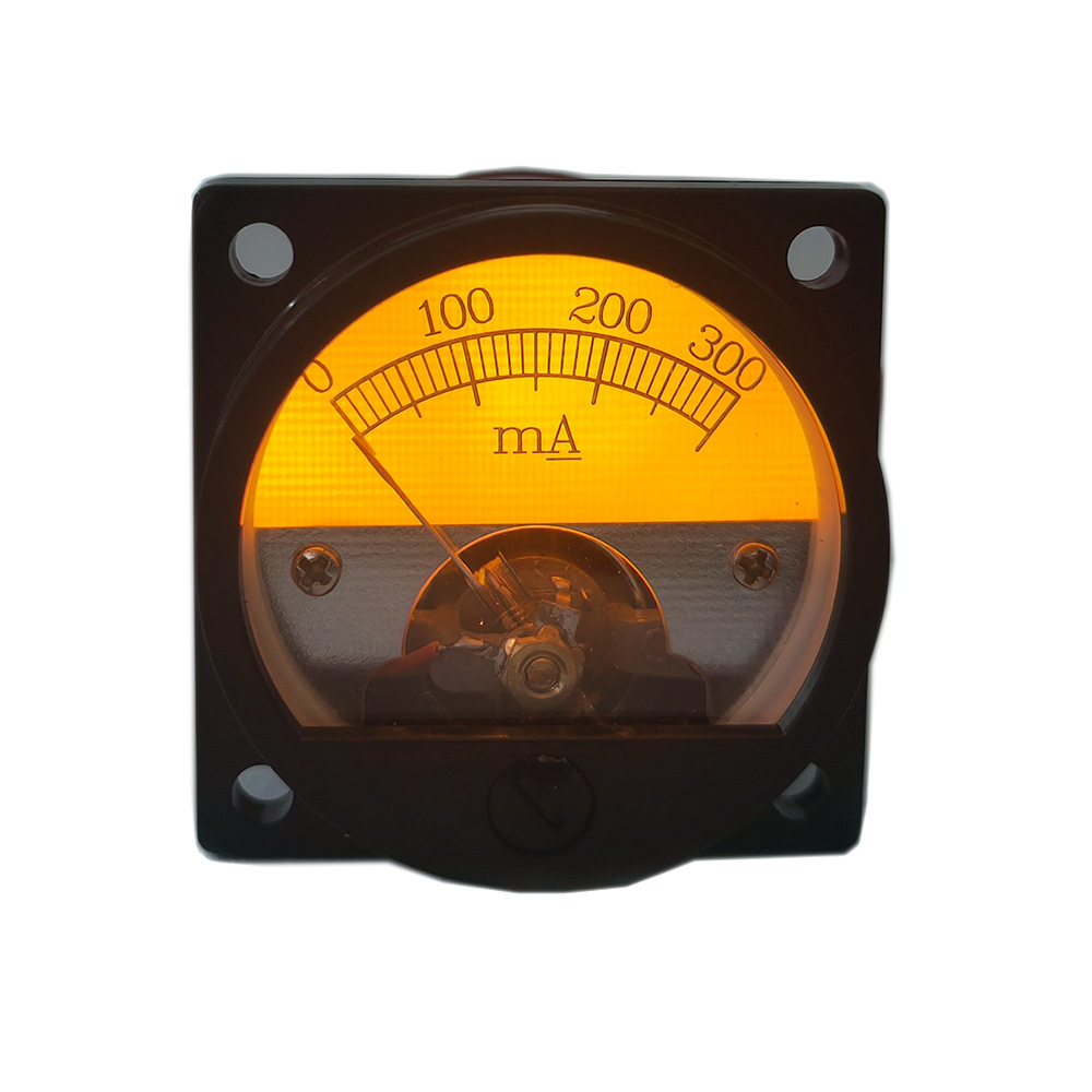 橙蓝绿色背光SO-45300mA电流表