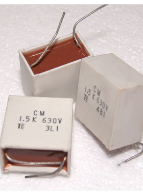 630V155 香港TE 1.5UF 音频耦合电容 分频器铜脚电容 P=28MM白色