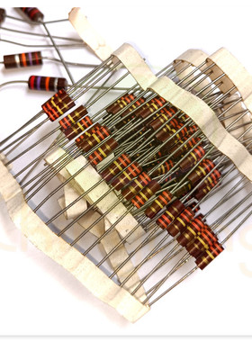 美国 AB 发烧音响电阻  碳膜铜脚 1/2W 0.5W 47R-8.2K 多阻值