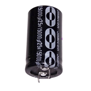 25V15000uF 电解电容 26X46 台湾凯美jamicon 黑色 功放滤波