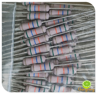 日本光音KOA 0.56 0.75欧姆 56K暖声碳膜电阻 5% 弯脚 铜脚1W