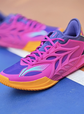 李宁闪击12篮球鞋男新款回弹减震耐磨实战训练篮球比赛鞋 ABAV069