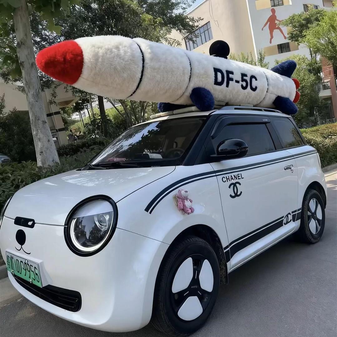 东风5c彷真火箭模型毛绒