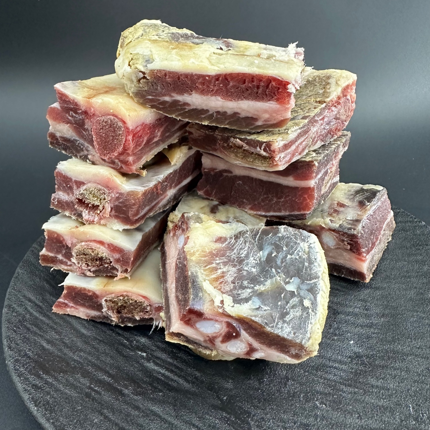 腊排骨安徽六安特产农家咸肋排骨直排自制咸肉腊味年货风干猪排骨