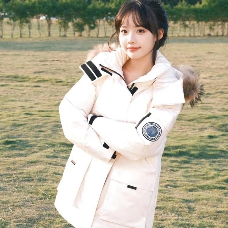 大码新款工装棉服女宽松休闲