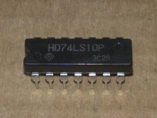 HD74LS10P 74LS10三3输入与非门(SN74LS10N) DIP-14
