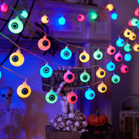 LED bar, haunted house, retro scene, Halloween light string scene arrangement, LED pumpkin light string outdoor festival decoration thumbnail 8