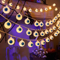 LED bar, haunted house, retro scene, Halloween light string scene arrangement, LED pumpkin light string outdoor festival decoration thumbnail 7