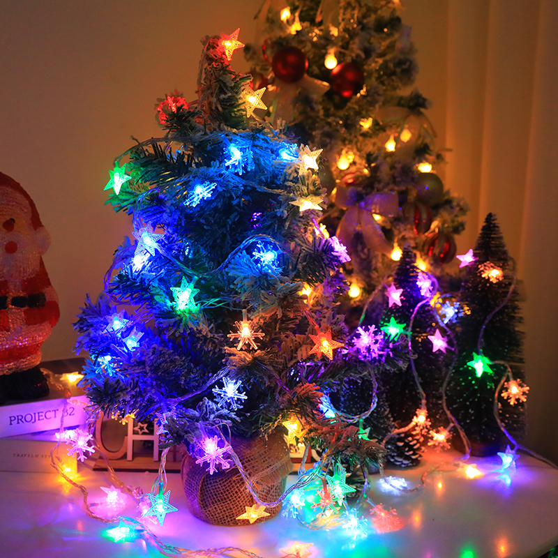 网红led圣诞树灯圣诞节灯串