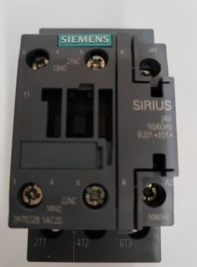 接触器 3RT6028 3RT6028-1AC20 AC24V 电流38A 18.5kw