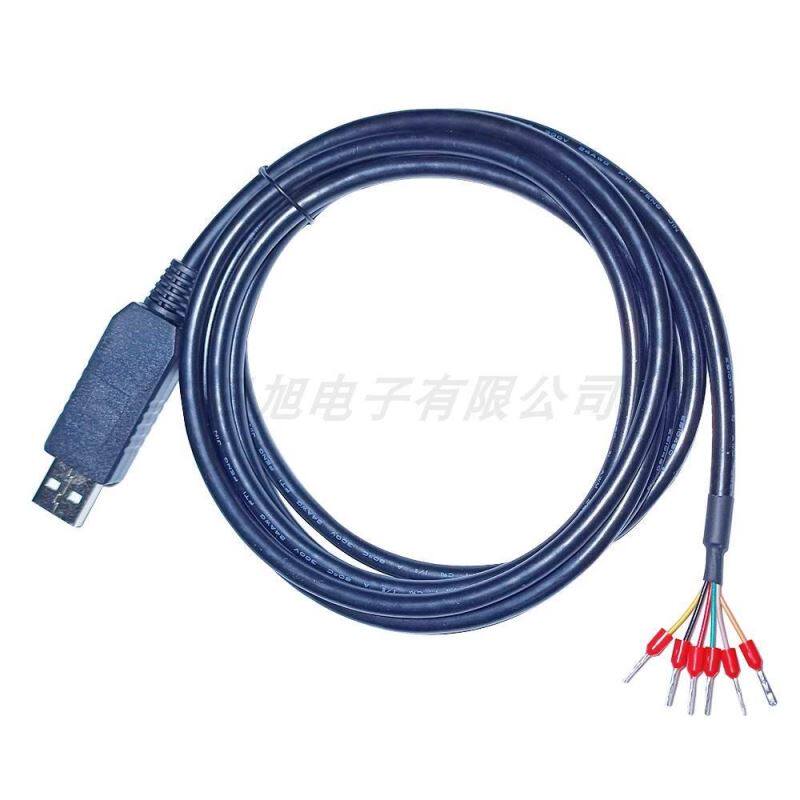 FTDI USB转UART TTL 3V3 5V 6P免焊头 PLC/开发板串口调试下