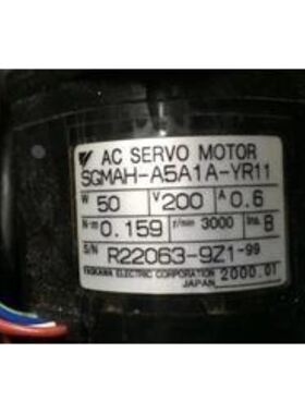 安川伺服电机SYASKAWA/GAMH年-A5AA-Y1R11 质保一现