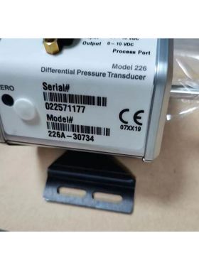 MKS226A-30734差压式电容压力计10Mbar1350-00786 022656