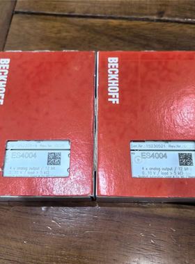 促销 BECKHOFF 倍福 ES4004 成色非常漂亮 实物