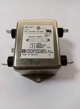 CORCOM滤波器 20VK1 F7147 20A 250V实物图（