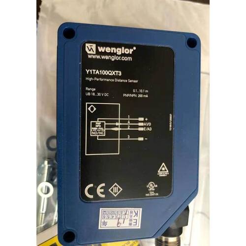 wenglor威格勒Y1TA100QXT3 100QXVT80高精度激光测距传感