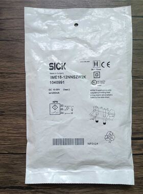 ..未使用 SICK 1040991 接近开关 IME18-12NNSZW2K