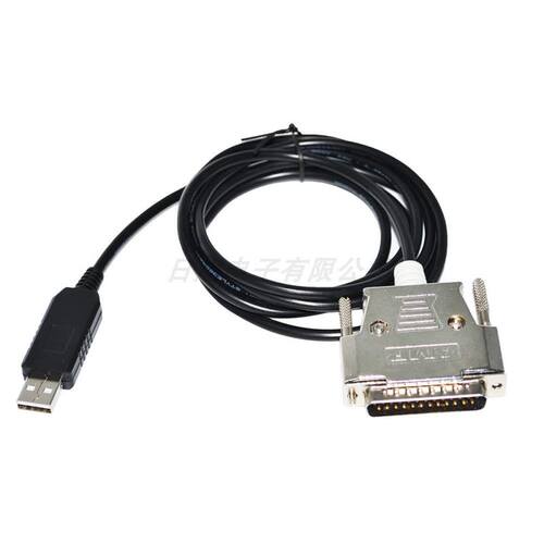 FTDI USB转DB25针 公头 适用于AVTECH脉冲发生器 RS232串口通