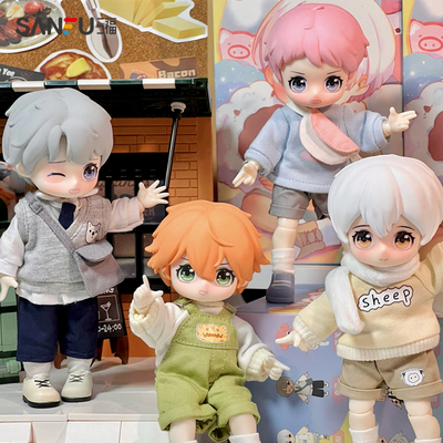 NAGI兽仔盲盒游学季系列潮玩动漫收藏模型可爱手办礼物469269