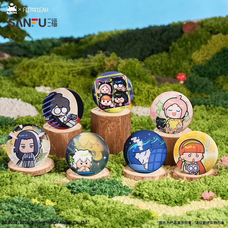 罗小黑徽章盲抽 趣味创意衍生品潮玩谷子周边吧唧盲选857659图片
