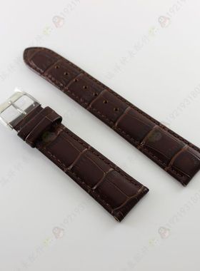 geya格雅牌原装正品76013G棕色蓝色真皮手表带戈雅男款手表带皮带