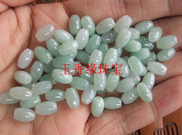 天然翡翠路路通转运珠散珠