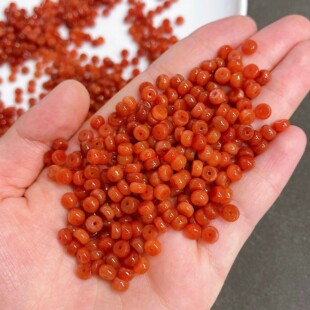 红翡算盘珠缅甸翡翠珠子玉珠手工散珠diy串手链项链配珠材料配饰
